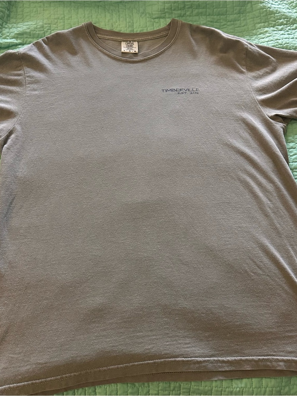 Comfort Colors Men's Short-Sleeve Crewneck T-Shirt - Light Gray
